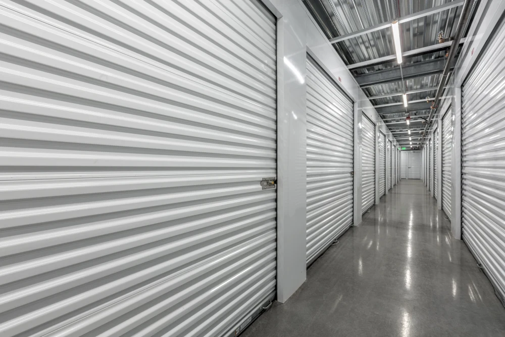 Indoor units at self storage facility.