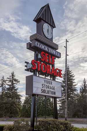 Sign for a self storage facility.