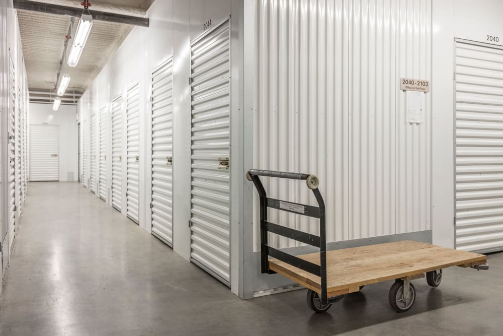 Indoor units at Metro Heated Storage in Seattle, Washington.