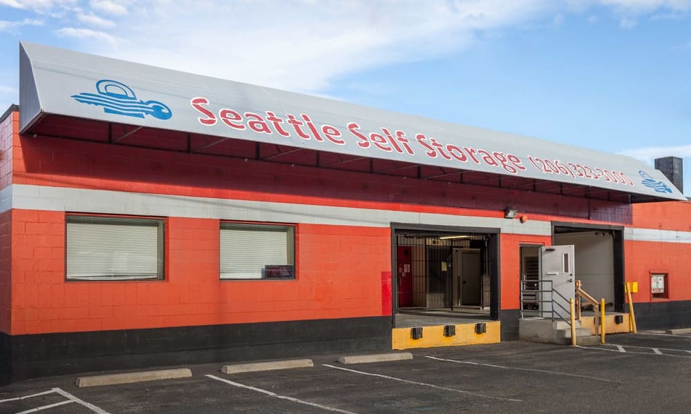 Exterior at Seattle Self Storage is located in Seattle, Washington.